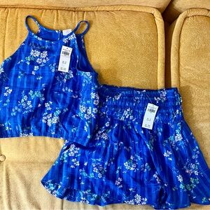Abercrombie kids skirt & tank set